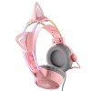 ONIKUMA X15 Pro Wired Gaming Headphones - Pink Cat Ear