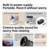 Lenovo Xiaoxin 100P Smart Projector, 850 ANSI, 1080P, HDR10, WiFi 6, 2*5W Speaker, Automatic Keystone Correction