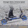 Ausom DT2 Pro Electric Scooter, 2*1100W Motor, 52V 23.4Ah, 10*3.0 inch Tire, 68km/h Max Speed, 115km Max Range, Front & Rear Hydraulic Disc Brakes, Swingarm Suspension