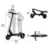 Ausom L2 Electric Scooter, 800W Motor, 48V 15.6Ah Battery, 10 inch Tires, 45km/h Max Speed, 70km Range, Front & Rear Disc Brakes, Swingarm Suspension, LCD Display