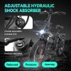 DRVETION AT20 Electric Bike, 250W Motor, 48V 20Ah Battery, 20*4.0 inch Fat Tire, 25km/h Max Speed, 120km Max Range, Mechanical Disc Brake, Lockable Shock Absorber, Shimano 7-speed