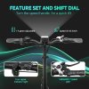 DRVETION AT20 Electric Bike, 250W Motor, 48V 20Ah Battery, 20*4.0 inch Fat Tire, 25km/h Max Speed, 120km Max Range, Mechanical Disc Brake, Lockable Shock Absorber, Shimano 7-speed