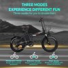 DRVETION AT20 Electric Bike, 250W Motor, 48V 20Ah Battery, 20*4.0 inch Fat Tire, 25km/h Max Speed, 120km Max Range, Mechanical Disc Brake, Lockable Shock Absorber, Shimano 7-speed
