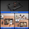 ATOMSTACK A10 Pro V2 10W Laser Engraver + Mecpow H44 Laser Bed + G3 Pro Rotary Roller