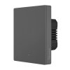 Inteligentný WiFi nástenný spínač SONOFF M5-1C-80 (1-kanálový, do rámu, grafitový)