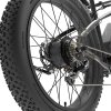 GOGOBEST GF600 Plus Electric Bike, 1000W Motor, 48V 20Ah, 26*4.0 inch Tires, 45km/h Max Speed, 150km Range, Hydraulic Disc Brake, Oil Spring Suspension, Shimano 7-speed - Black Grey