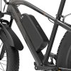 GOGOBEST GF600 Plus Electric Bike, 1000W Motor, 48V 20Ah, 26*4.0 inch Tires, 45km/h Max Speed, 150km Range, Hydraulic Disc Brake, Oil Spring Suspension, Shimano 7-speed - Black Grey