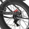 GOGOBEST GF600 Plus Electric Bike, 1000W Motor, 48V 20Ah, 26*4.0 inch Tires, 45km/h Max Speed, 150km Range, Hydraulic Disc Brake, Oil Spring Suspension, Shimano 7-speed - Black Grey