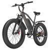 GOGOBEST GF600 Plus Electric Bike, 1000W Motor, 48V 20Ah, 26*4.0 inch Tires, 45km/h Max Speed, 150km Range, Hydraulic Disc Brake, Oil Spring Suspension, Shimano 7-speed - Black Grey