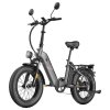 Fafrees FF20 Polar Electric Bike, 500W Motor, 48V 26.8Ah Dual Batteries, 20*4.0 inch Tires, 45km/h Max Speed, 170km Max Range, Mechanical Disc Brakes, Front Spring Fork, Shimano 7-speed - Gunmetal Black