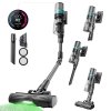 Proscenic P16 Cordless Stick Vacuum Cleaner, 50kPa Suction, 55min Runtime, 180° Bendable Wand, Anti-Tangle Floor Brush, 62dB Low Noise, for Home Use & Pet Hair, Gray