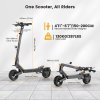 Ausom L1 Electric Scooter, 800W Motor, 48V 15.6Ah Battery, 10 inch Tires, 45km/h Max Speed, 70km Range, Front & Rear Disc Brakes, Dual Swingarm Suspension, NFC & Passcode Lock