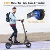 Ausom L1 Electric Scooter, 800W Motor, 48V 15.6Ah Battery, 10 inch Tires, 45km/h Max Speed, 70km Range, Front & Rear Disc Brakes, Dual Swingarm Suspension, NFC & Passcode Lock