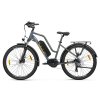 Touroll MA2 Electric Bike, 250W Mid-Drive Motor, 36V 13Ah Battery, 27.5” Tires, 25km/h Max Speed, 100km Max Range, Hydraulic Disc Brake, Suspension Fork with Lockout, Shimano 7-speed - Grey