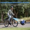 Touroll MA2 Electric Bike, 250W Mid-Drive Motor, 36V 13Ah Battery, 27.5” Tires, 25km/h Max Speed, 100km Max Range, Hydraulic Disc Brake, Suspension Fork with Lockout, Shimano 7-speed - Grey