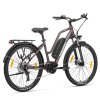 Touroll MA2 Electric Bike, 250W Mid-Drive Motor, 36V 13Ah Battery, 27.5” Tires, 25km/h Max Speed, 100km Max Range, Hydraulic Disc Brake, Suspension Fork with Lockout, Shimano 7-speed - Brown