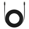 Plochý kábel Baseus Ethernet RJ45, Cat.6, 12 m (čierny)