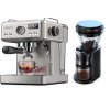 HiBREW H10A Semi Automatic Espresso Coffee Machine Combo G3 Coffee Grinder