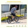 Eleglide C2 Electric Bike, 250W Mid-drive Motor, 36V 13Ah Battery, 26 inch Tires, 25km/h Max Speed, 100km Range, Hydraulic Disc Brake, Suspension with Lockout, Shimano 7-speed