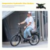 Eleglide C2 Electric Bike, 250W Mid-drive Motor, 36V 13Ah Battery, 26 inch Tires, 25km/h Max Speed, 100km Range, Hydraulic Disc Brake, Suspension with Lockout, Shimano 7-speed