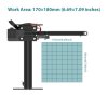 NEJE 5 A40640 10W Laser Engraver and Cutter, 300mm/s Speed, 170*180mm