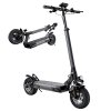 iScooter W9 Electric Scooter, 1000W Motor, 48V 14Ah Battery, 10 inch Tires, 45km/h Max Speed, 45km Range, Front & Rear Disc Brake, Dual Shock Absorption, LCD Display