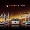Creality SpacePi X4 Filament Dryer Box, 4-Spool Storage, Dual Heating Chambers, 85°C Max Temperature, for PLA/TPU/PETG/ABS/Nylon