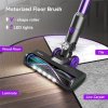 POWEART N700 Cordless Stick Vacuum, 30kPa Powerful Suction, 45min Runtime, LED Floor Brush