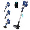 UMLO V11 Cordless Stick Vacuum, 300W Brushless Motor, 30kPa Max Suction, 60min Runtime, LED Display, 0.8L Dustbin, Wall-Mount