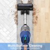 UMLO V11 Cordless Stick Vacuum, 300W Brushless Motor, 30kPa Max Suction, 60min Runtime, LED Display, 0.8L Dustbin, Wall-Mount