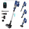 UMLO V11 Cordless Stick Vacuum, 300W Brushless Motor, 30kPa Max Suction, 60min Runtime, LED Display, 0.8L Dustbin, Wall-Mount