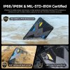 FOSSiBOT DT3 5G Rugged Tablet, Android 15, 10.4 inch 1200x2000 Display, 12GB RAM 256GB ROM, WiFi 6, 21560mAh Battery 66W Fast Charge, 64MP+32MP Camera, LED Flashlight, NFC, GPS/GALILEO/GLONASS/QZSS/BEIDOU/NavIC, Fingerprint & Face ID Unlock - Blue