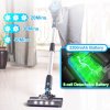 TASVAC S8 Cordless Vacuum Cleaner 23KPa Strong Suction with Washable HEPA Filter Suitable for Family Cars Pet Hair Carpet - Black