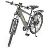 Eleglide T1 Electric Trekking Bike Trekking E-Bike 27.5 Inch CST Tires 36V 13AH Battery 250W Motor Shimano 7 Gears Max Speed 25Km/h Max Range 100KM Max Load 120KG IPX4 Waterproof Dual Disk Brake - Black