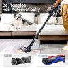 Proscenic P11 Lite Cordless Vacuum Cleaner, Max 28 kPa Suction, Up to 35min Runtime, LED Screen, Auto De-Tangles Hair, 180° Swivel Steering, 550ml Dustbin, Telescopic Pipe, Low Noise, Wall-mounted Storage
