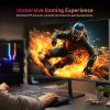 KTC Q24T09 Gaming Monitor, 24-inch 2560*1440 16:9 Fast IPS Screen, 180Hz Refresh Rate, FreeSync & G-Sync, 126% sRGB, HDR Support, Low Blue Light, Wall Mount Support &Tilt Adjustment, 2 x HDMI2.0, 2 x DP1.4, 1 x Earphone Jack