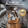 HiBREW H10A Semi Automatic Espresso Coffee Machine, 20Bar, Cold/Hot Coffee Maker - Adamantine Black