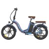 Fafrees F20+ Pro Folding Electric Bike, 250W Motor, 36V 22.5Ah Battery, 20*3.0 inch Tires, 25km/h Max Speed, 100km Max Range, Disc Brakes, Front  Suspension, Shimano 7-speed - Aurora Blue