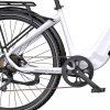 ONESPORT OT05 Pro Electric Bike, 250W Motor, 36V 22.5Ah Battery, 700*50C Tires, 25km/h Max Speed, 140km Range, Hydraulic Disc Brakes, Front Suspension Fork, Shimano 7-speed - White