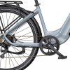 ONESPORT OT05 Pro Electric Bike, 250W Motor, 36V 22.5Ah Battery, 700*50C Tires, 25km/h Max Speed, 140km Range, Hydraulic Disc Brakes, Front Suspension Fork, Shimano 7-speed - Grey