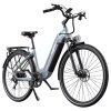 ONESPORT OT05 Pro Electric Bike, 250W Motor, 36V 22.5Ah Battery, 700*50C Tires, 25km/h Max Speed, 140km Range, Hydraulic Disc Brakes, Front Suspension Fork, Shimano 7-speed - Grey