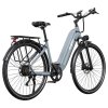 ONESPORT OT05 Pro Electric Bike, 250W Motor, 36V 22.5Ah Battery, 700*50C Tires, 25km/h Max Speed, 140km Range, Hydraulic Disc Brakes, Front Suspension Fork, Shimano 7-speed - Grey
