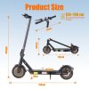 TWOFISH V1 MAX Electric Scooter, 400W Motor, 36V 10.4Ah Battery, 10 inch Tires, 32km/h Max Speed, 25km Range, Rear Disc Brake, LCD Display