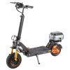 TWOFISH V5 MAX Electric Scooter with Seat, 800W Motor, 48V 18Ah Battery, Front 11 inch & Rear 10 inch Tires, 45km/h Max Speed, 45km Range, Front & Rear Disc Brake, Front & Rear Dual Suspension, LCD Display