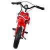 JKING C6 Electric Motorcycle for Kids, 200W Motor, 2600mAh Rechargeable Battery, 12 inch Tires, 16km/h Max Speed, 2 Hours Endurance Time, 12km Range - Red