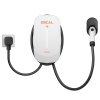 Oscal EV7000 Smart Wall Mounted EV Charger (EU Plug) with RFID Card Access & App Control, Compact & Powerful, Faster, Smarter, Safer - White