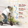 iScooter W5 Folding Electric Scooter, 350W Motor, 36V 7.8Ah Battery, 8.5 inch Pneumatic Tires, 30km/h Max Speed, 30km Range, Disc Brake
