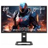 TITAN ARMY P275MV PLUS Gaming Monitor, 27 inch Fast IPS Screen, 3840*2160@160Hz & 1920*1080@320Hz, HDR1000, DyDs Mini LED, 1ms GTG Response Time, FreeSync, FPS/RTS Gaming Mode, 2*USB-A, 1*USB-B, 1*Type-C, 2*HDMI2.1, 1*DP1.4, 1*Audio