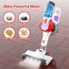TASVAC S8 Cordless Vacuum Cleaner 23KPa Strong Suction with Washable HEPA Filter Suitablefor Family Cars Pet Hair Carpet - Gray