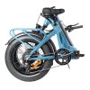 DYU FF500 Foldable Electric Bike 20 Inch Fat Tire 500W Motor 32Km/h Max Speed 48V 14Ah LG Battery 70KM Range 150KG Load Front & Rear Disc Brakes Shimano 7-Speed Gear